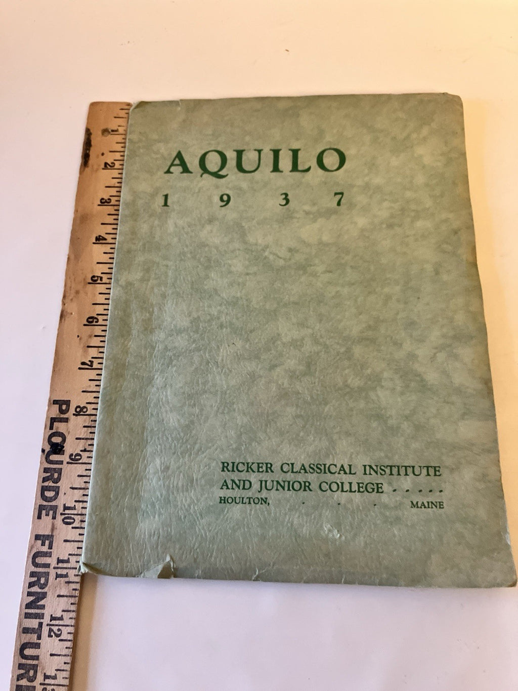 1937 Aquilo Ricker Classical Institute And Jr. College Yearbook Houlton, ME