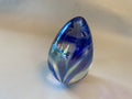 Glass Eye Studio (GES) 1997 Dichroic Egg Shaped Glass Paperweig