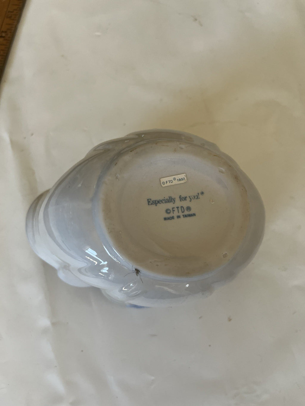 Vintage FTD Especially For You Ceramic Flower Vase 1992 Edition