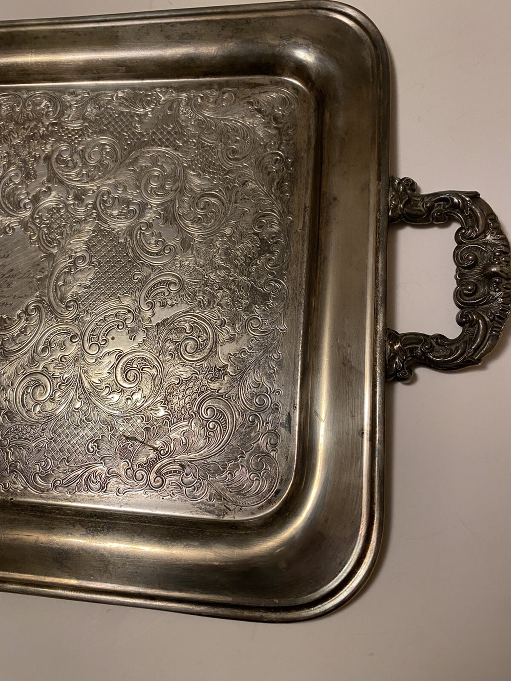 Wm A Roger’s Tray 197 -1949 Woodstock, New Brunswick J Clark & Son Col. Dan Time