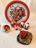 Vintage Santa Christmas Lot, Shakers, Ornaments, Elves, EVC!