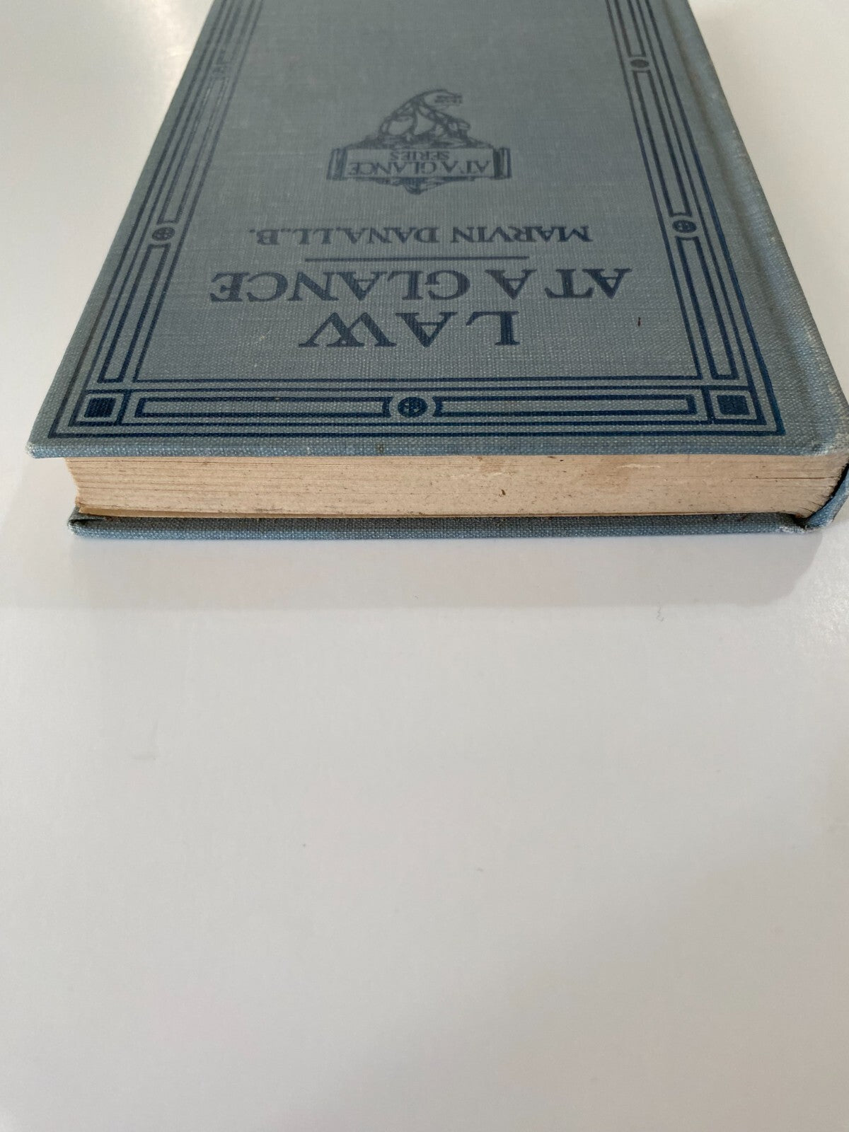 Law At A Glance Marvin Dana, LL.B. First Edition 1920 Great Condition