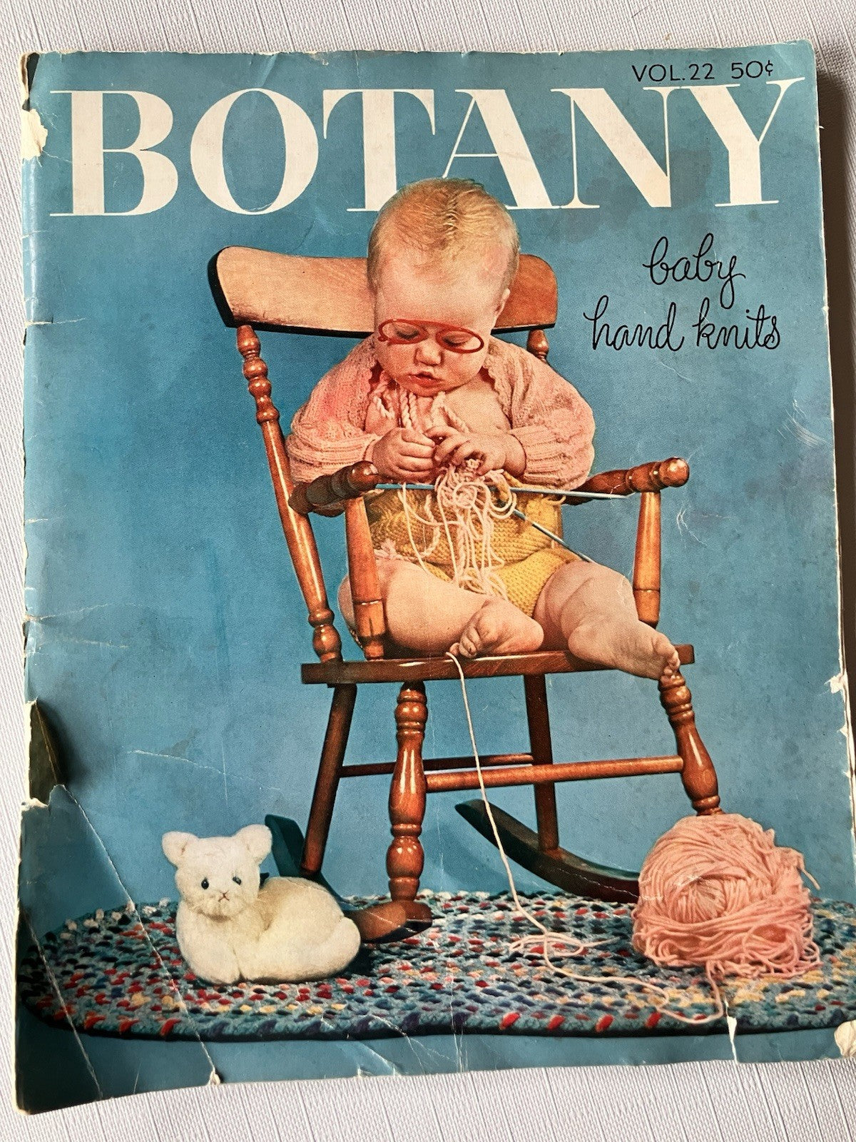 Vintage 1950s Baby Fine Anklets, Figurine And Botany Magazine