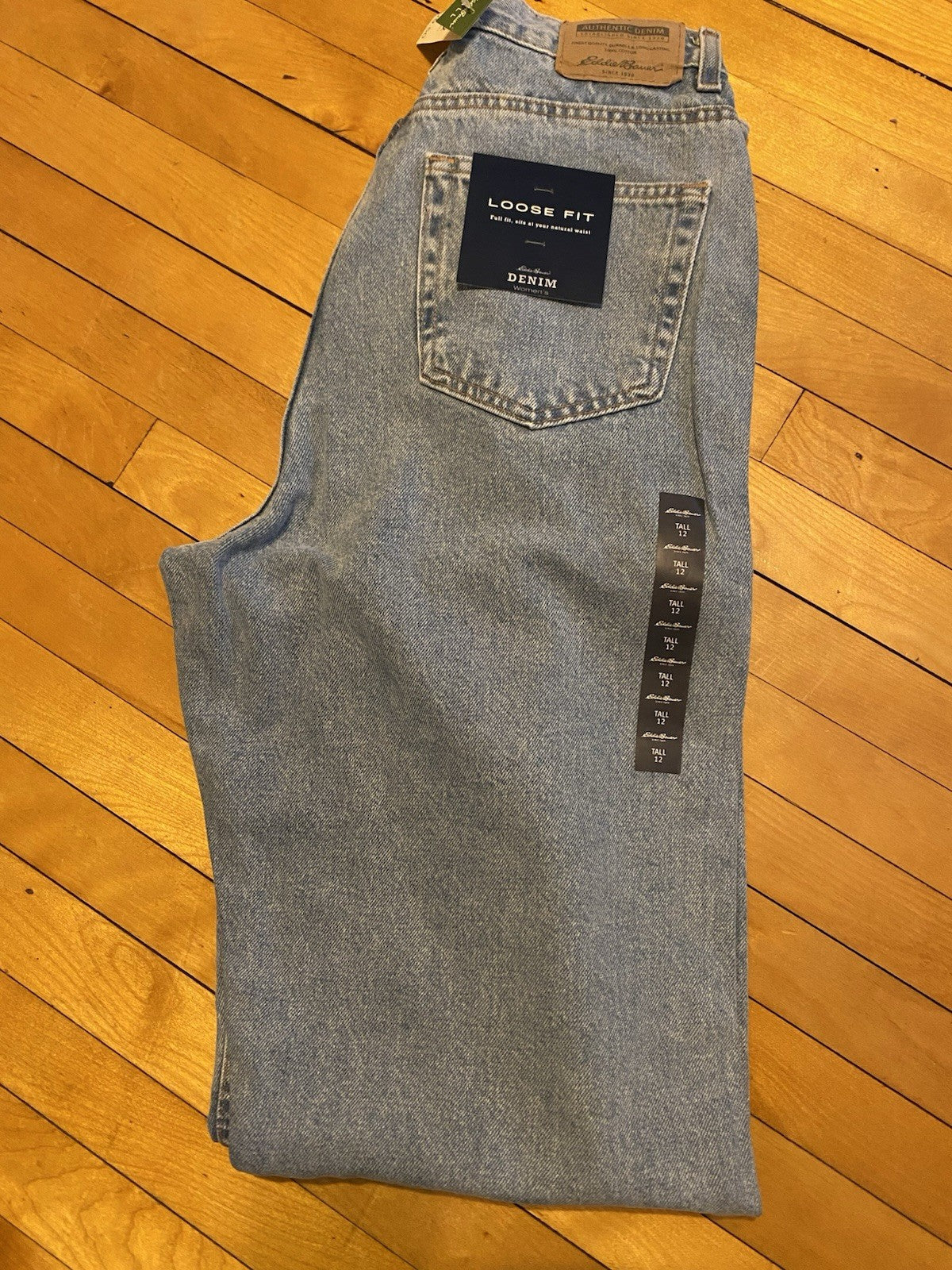 Eddie Bauer Loose Fit Size 12 Tall New