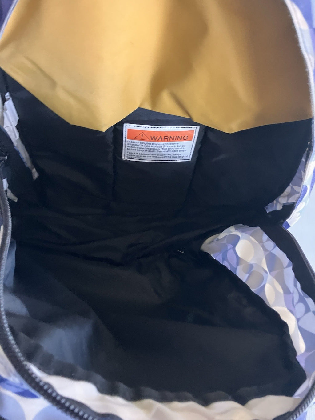 L.L.Bean Purple Two Toned And White large Backpack NOT monogrammed!