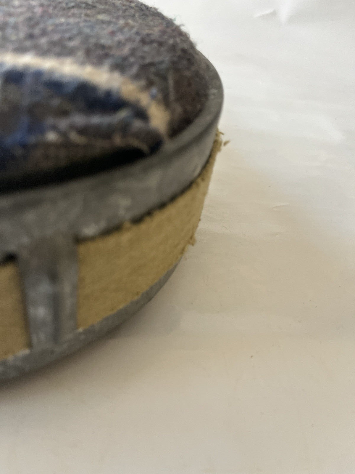 Vintage Wool & Galvanized Metal Canteen With Strap; See Photos!