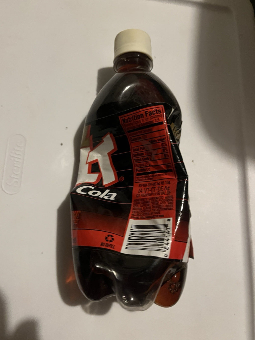 Vintage Plastic Bottle of MEGA JOLT SODA 20 oz UNOPENED 1997-2000 One of a Kind