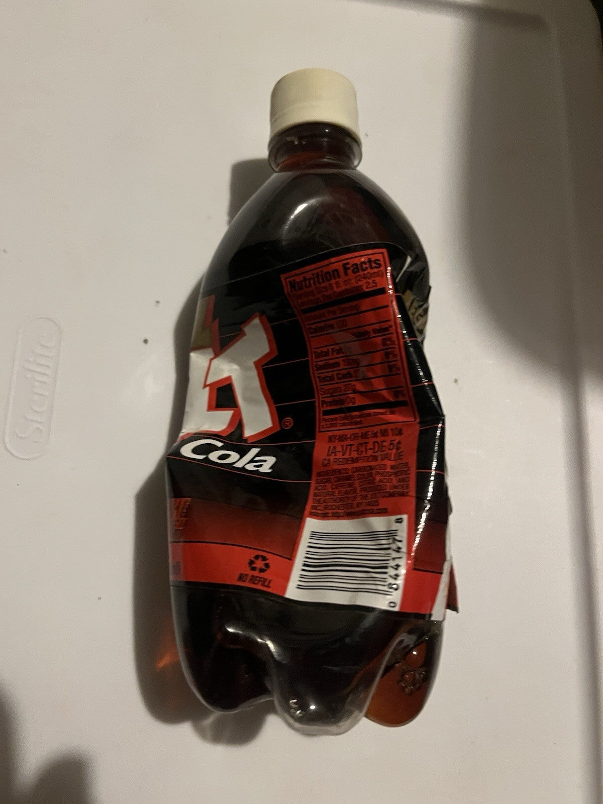Vintage Plastic Bottle of MEGA JOLT SODA 20 oz UNOPENED 1997-2000 One of a Kind