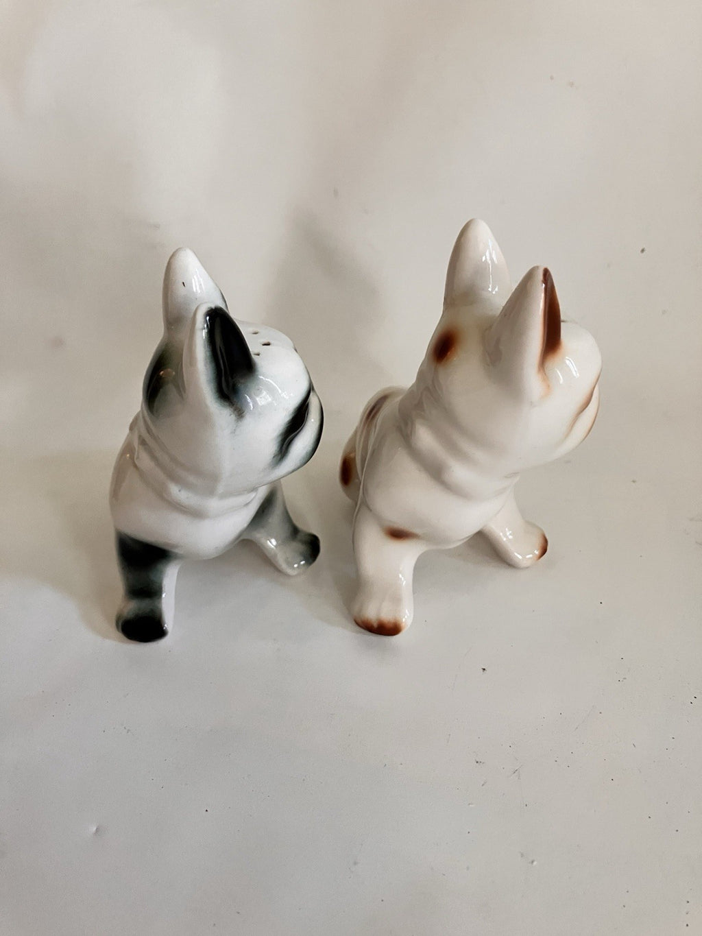 Vintage 1960s Lot Of 2 Bull Dog/Dogs Salt And Pepper Shaker Sets. EVC!