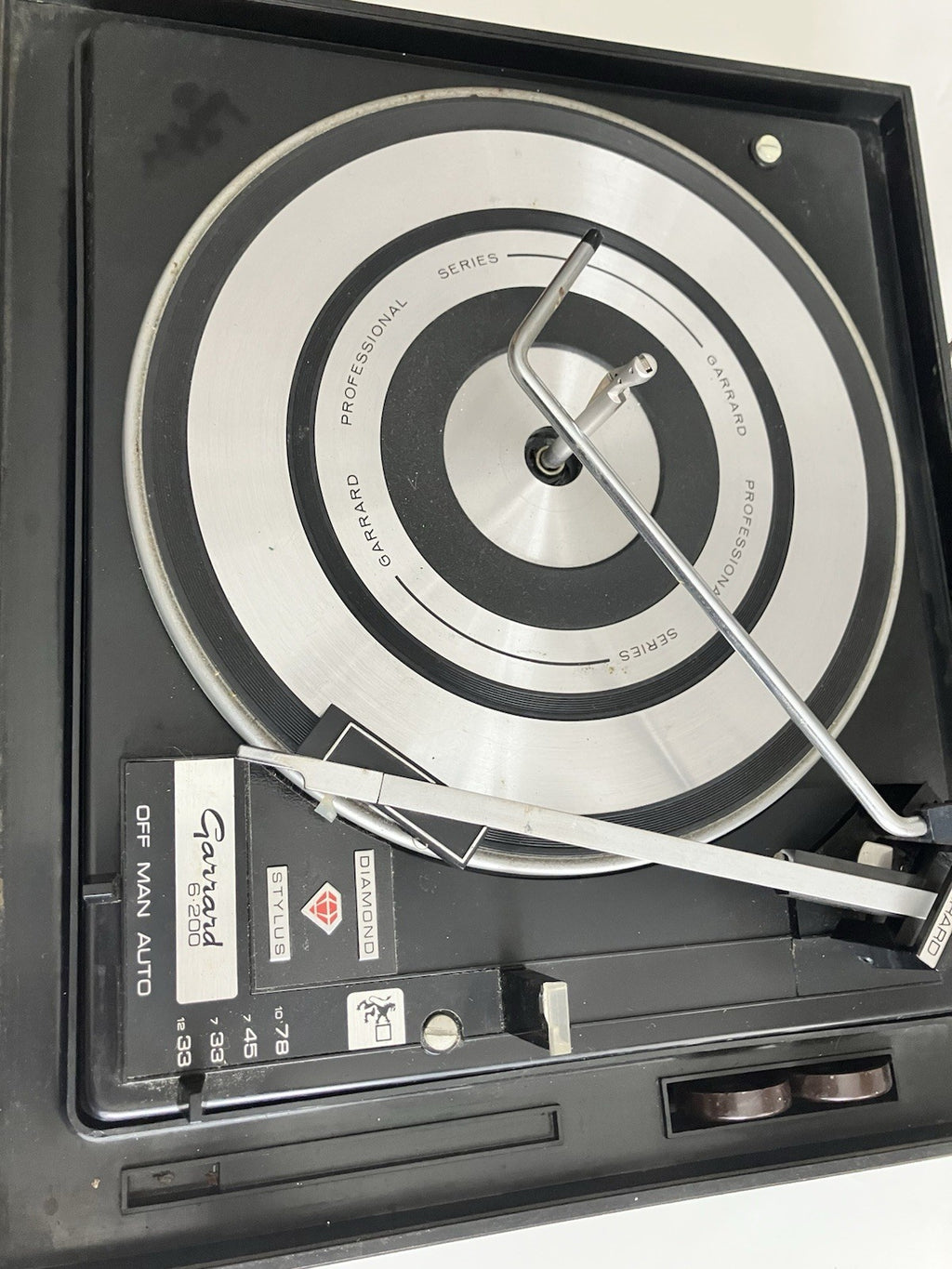 VINTAGE Garrard 6-200 Turntable Record Player 