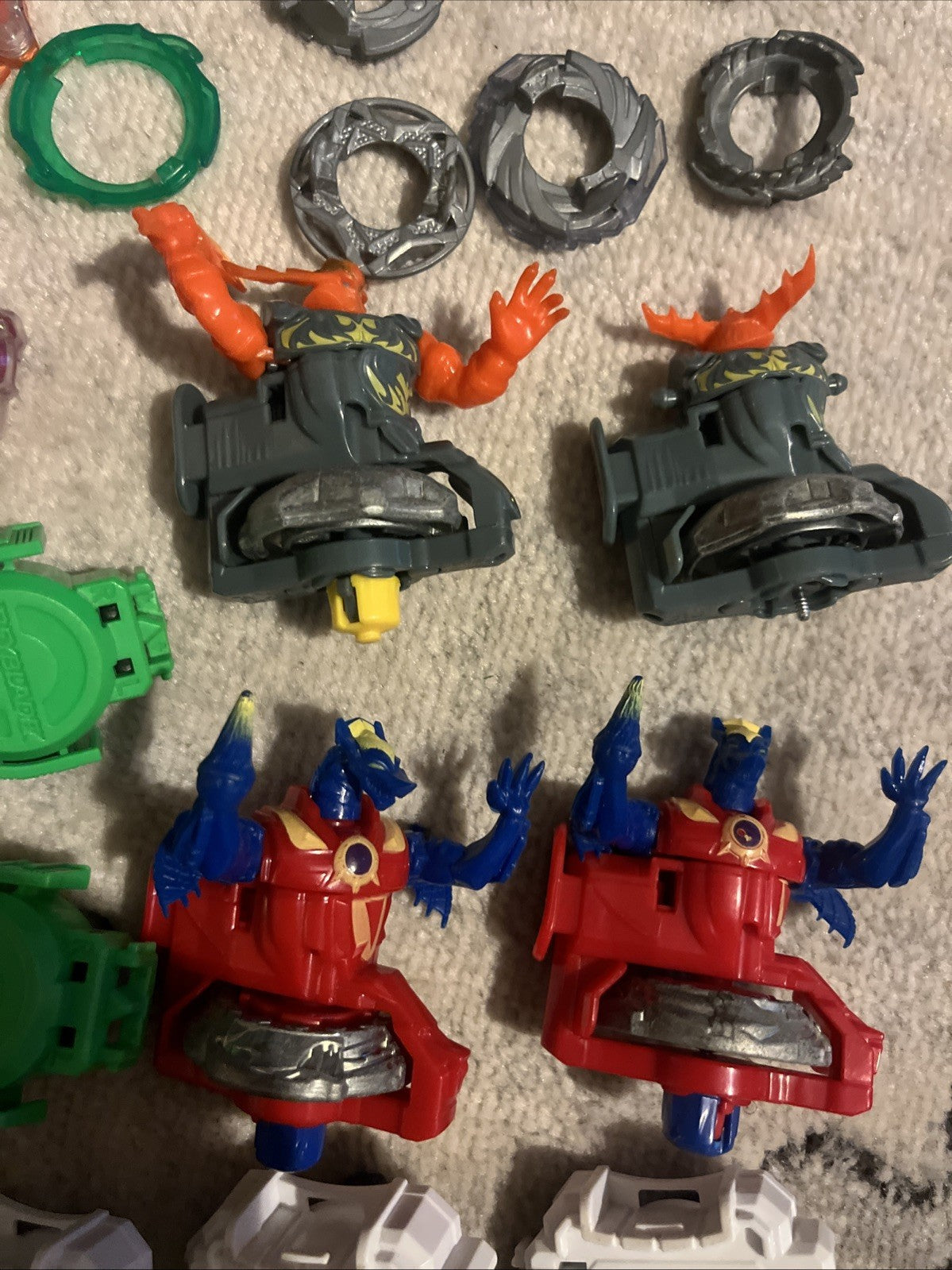 beyblade metal fusion Lot Parts/Spinners