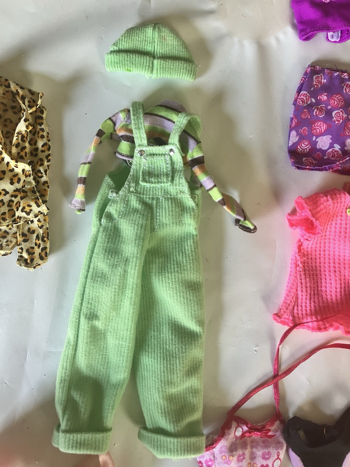 Vintage 1980’s Barbie And Variety Of Clothing Accessories