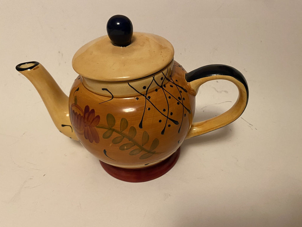Ambiance Romance Nanette Vacher Teapot and Lid, 4 Cup, , Floral, Design