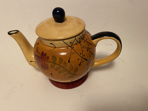 Ambiance Romance Nanette Vacher Teapot and Lid, 4 Cup, , Floral, Design