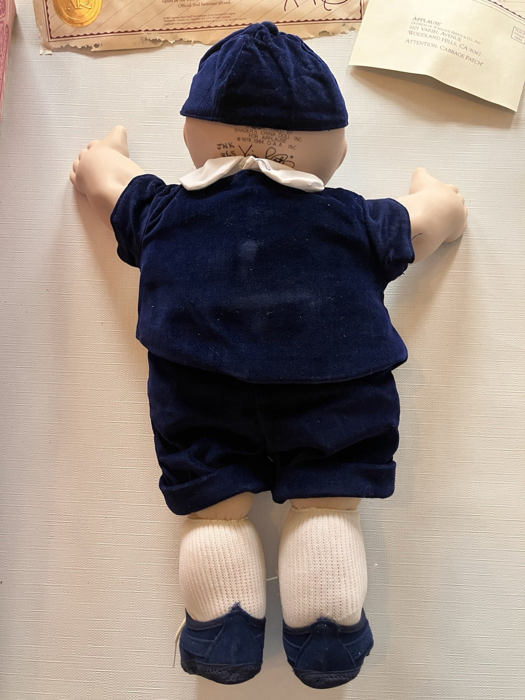 1984 Collectors Item Cabbage Patch Kids Jeffrey Nicholas Porcelain Doll #4884