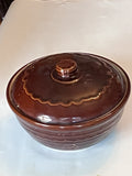 Vintage MarCrest Stoneware 8” Ovenproof Bowl With Original Lid. EVC