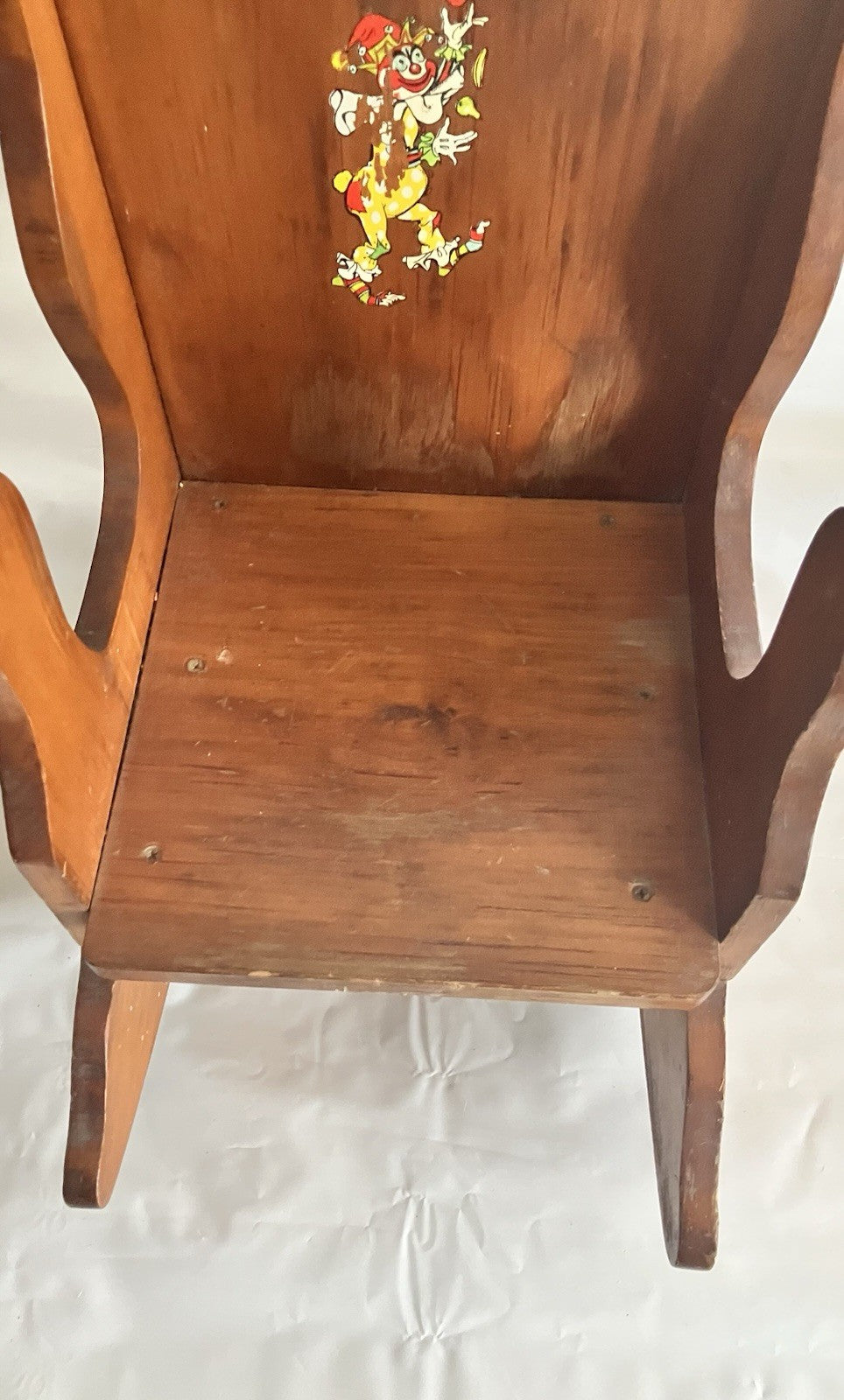 Vintage Wooden Child’s Rocking Chair, 24” Tall