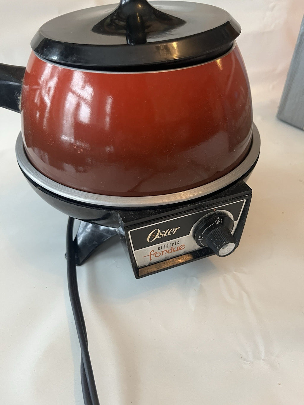 Vintage 1960s Oster Electric Fondue Complete Set With Original Box, Accessories