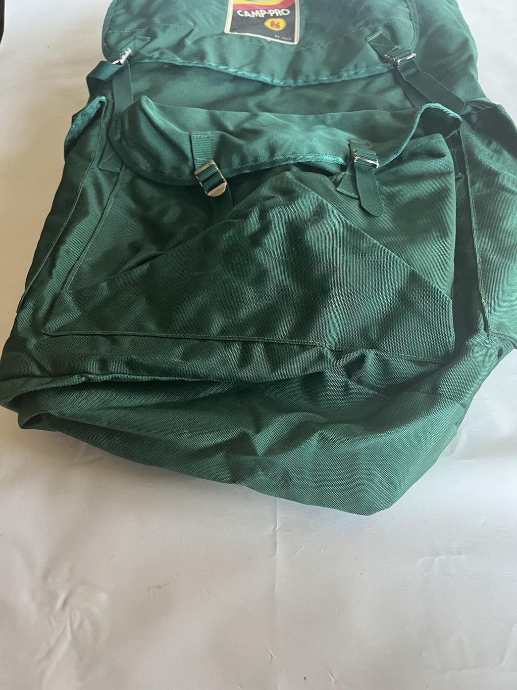 Vintage Camp-Pro Green Backpack No. 6065; XL