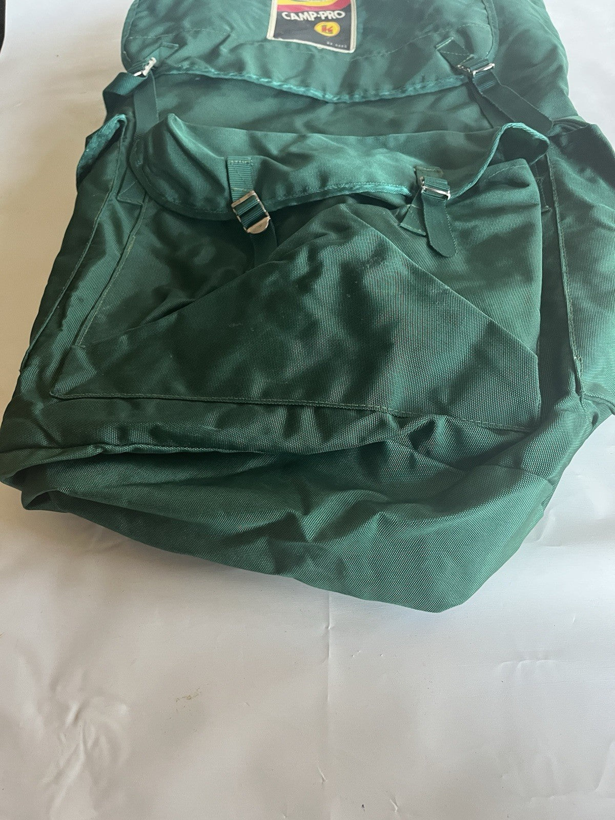 Vintage Camp-Pro Green Backpack No. 6065; XL