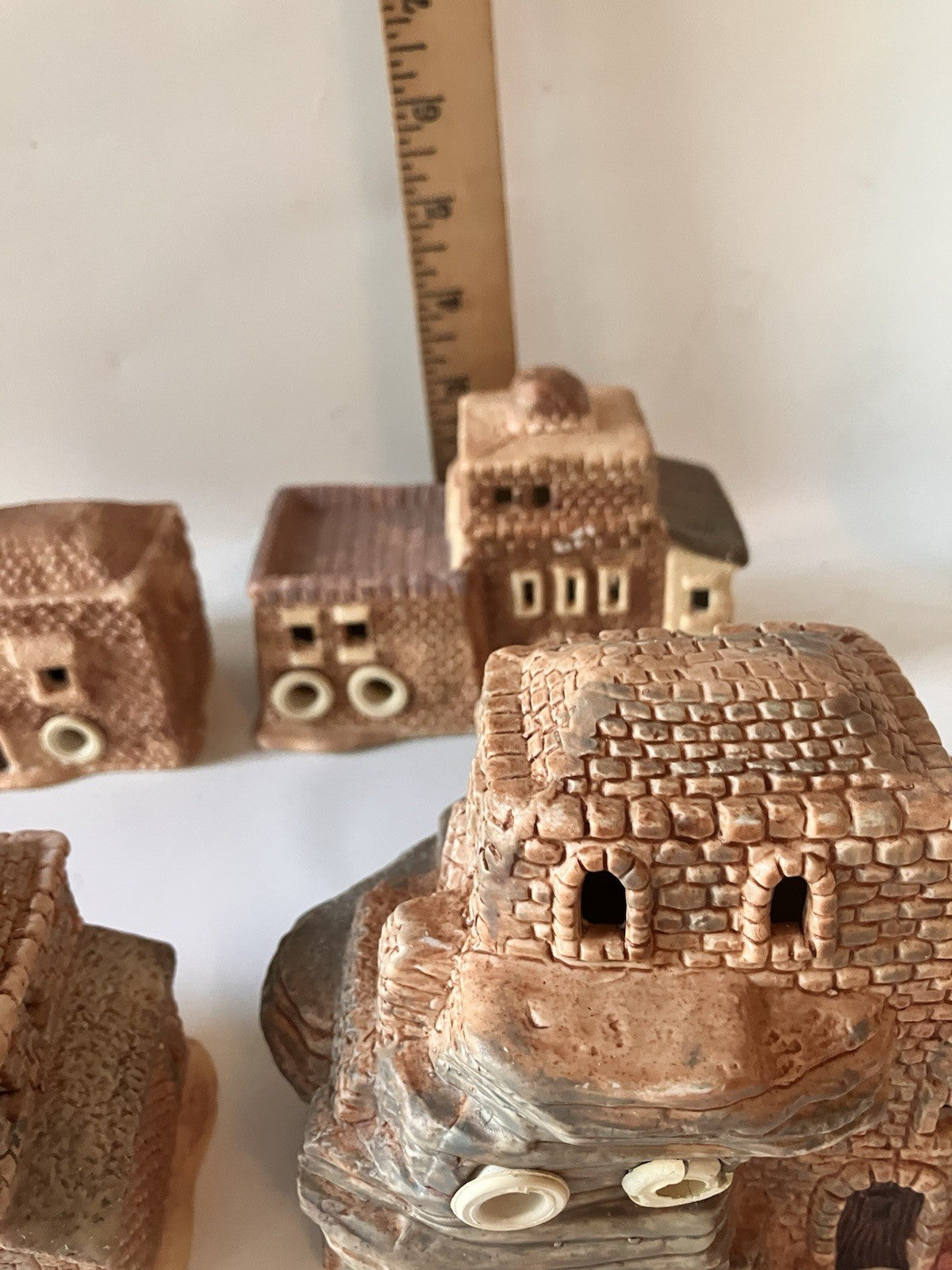 Vintage Ceramic Little Town Of Bethlehem’s Nativity Scene With Original Box