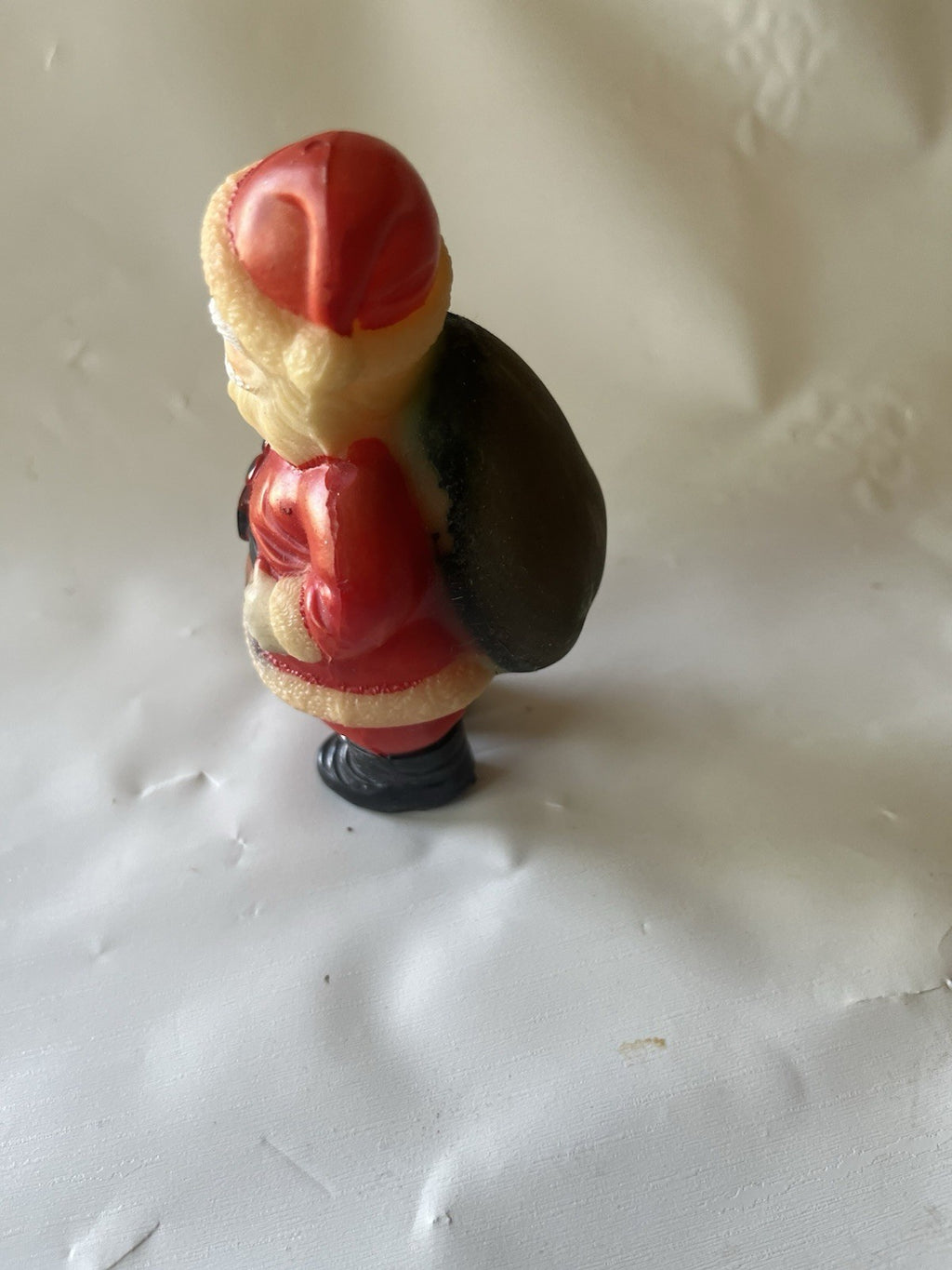 MCM 4” Tall Rubber Santa Squeaker Toy Made In Japan