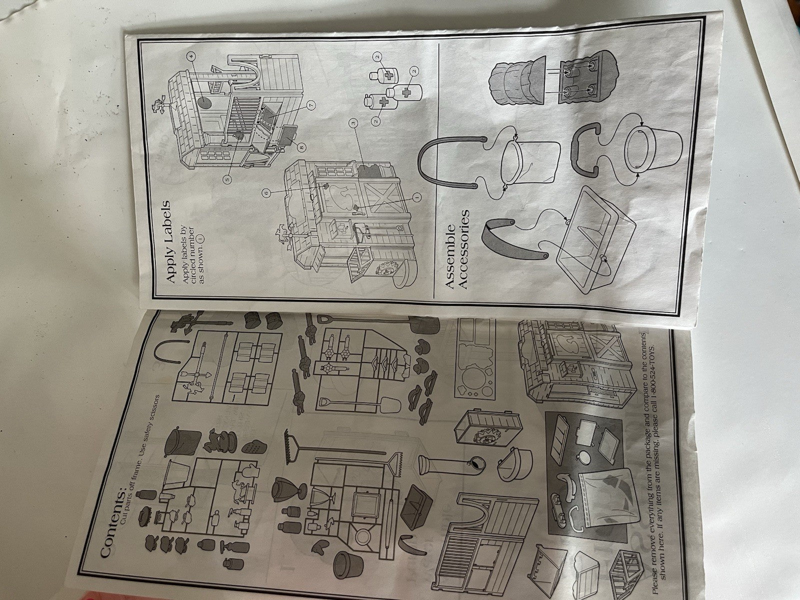 1995 Barbie Feeding Fun Stable Playset w Box Horse, Some Accessories, Manual