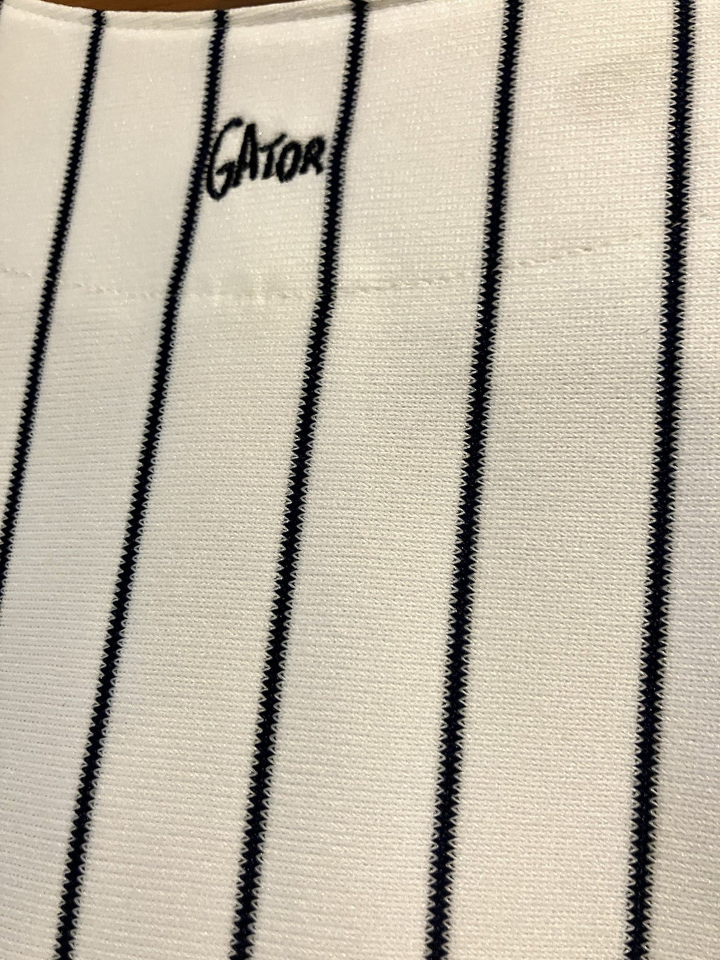 Omaha Storm Baseball White And Navy Jersey “5” In Adult Large By Gator Athletics