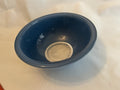 VTG  Pyrex 323 Moody Blue Mixing Bowl CLEAR BOTTOM 1.5 L Nesting Bowl