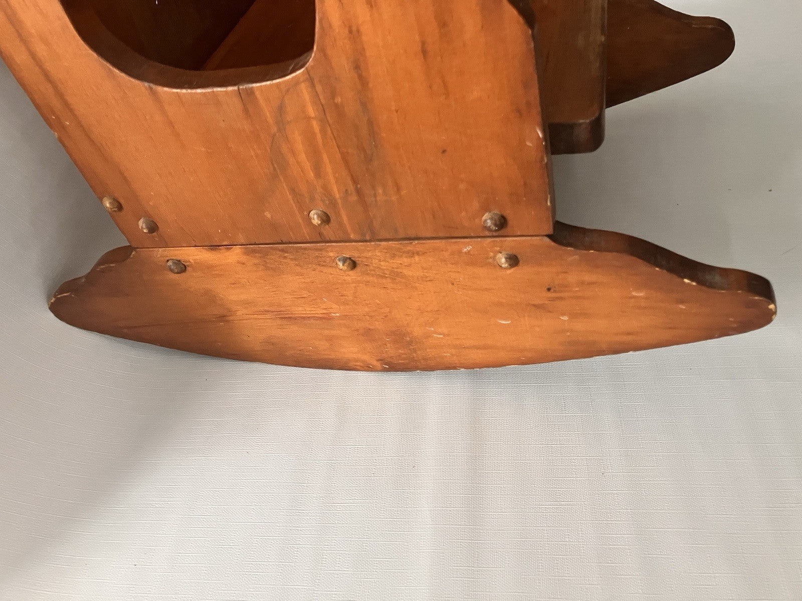 Vintage Children’s Wooden Rocking Chair W/ Jester Decal