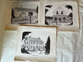 Vintage Prints Of Kings Landing N.B, Canada Set Of 3; 14”x12” Print Size