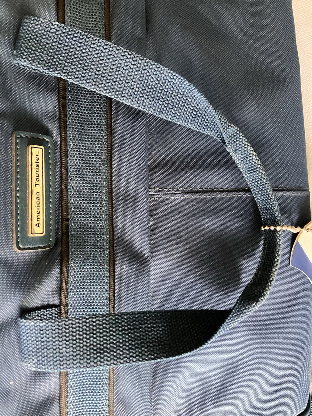 Vintage American Tourister Carry On Blue Luggage