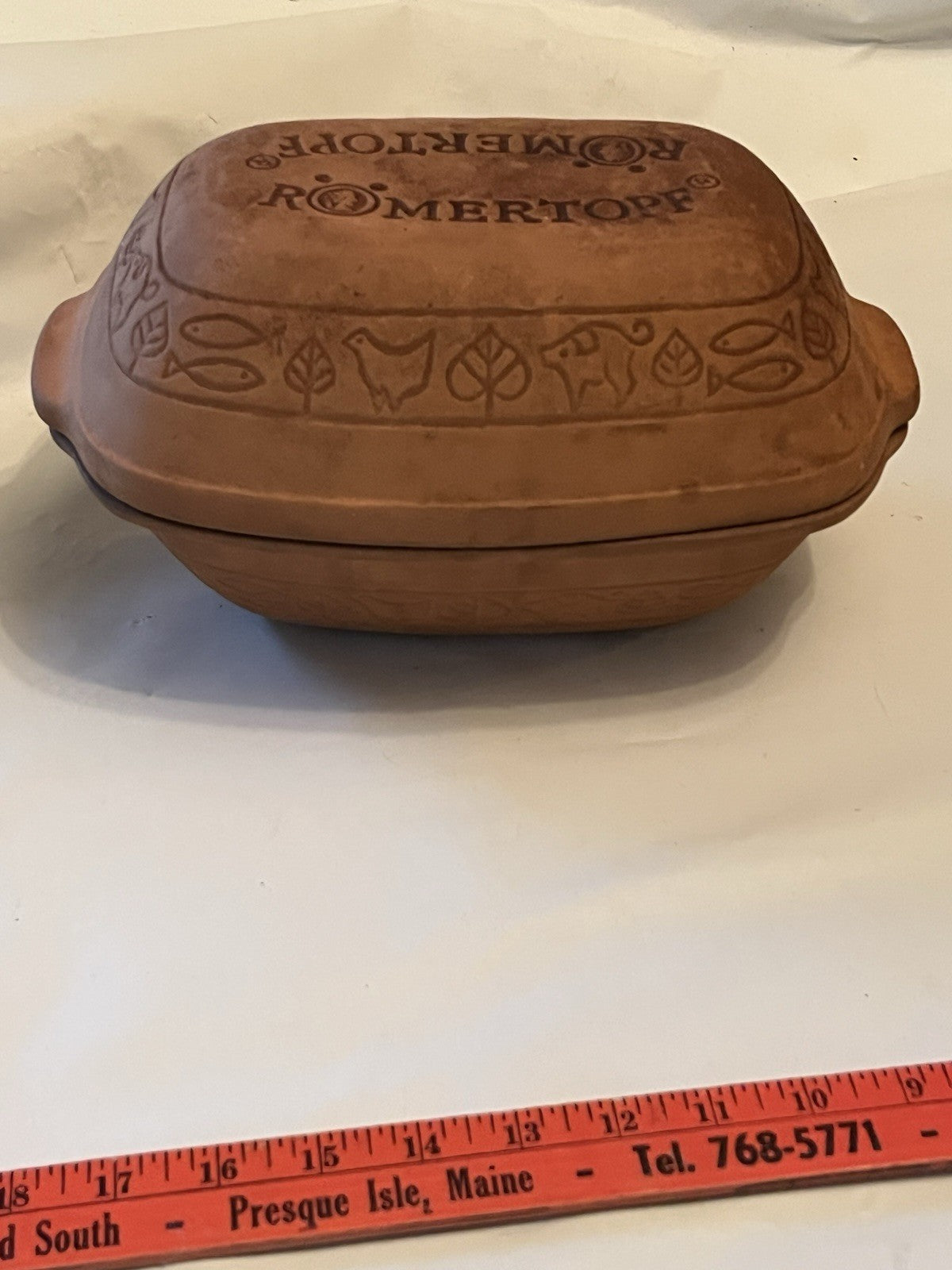 Vintage Romertopf Terracotta Clay Baker 110, Preloved Cond. Photos!