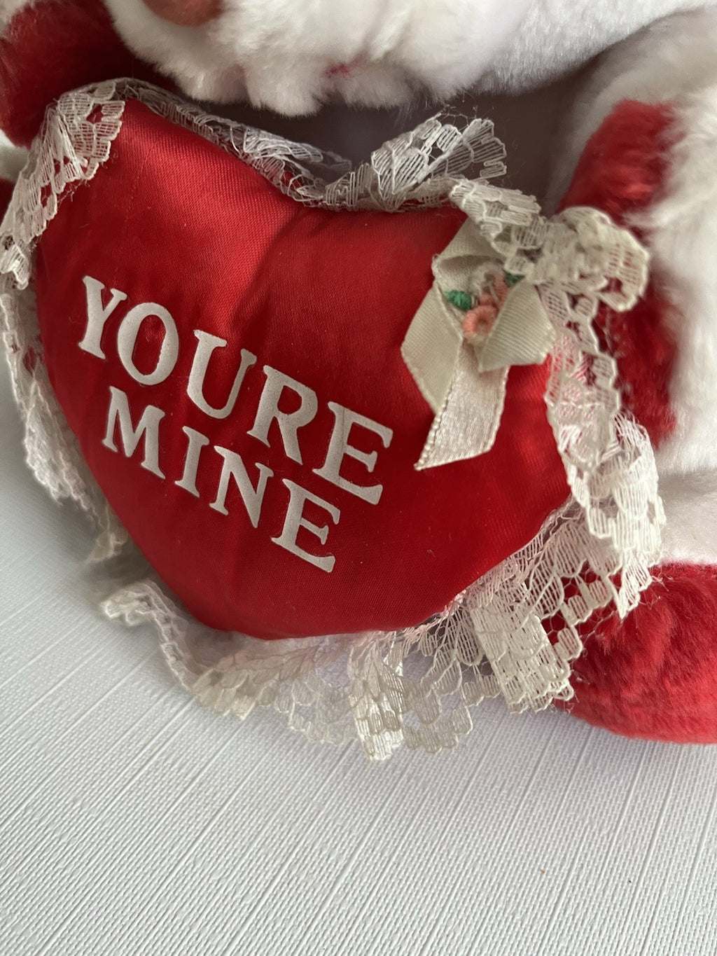 Vintage Lemonwood Asia Ltd. Valentines “You’re Mine” Heart Teddy Bear