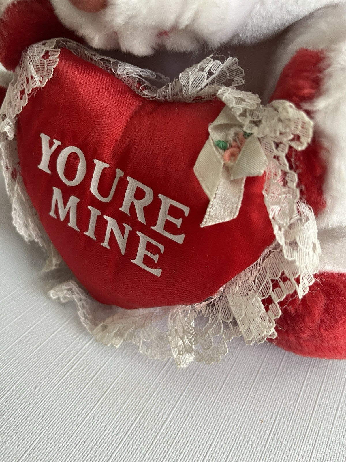 Vintage Lemonwood Asia Ltd. Valentines “You’re Mine” Heart Teddy Bear