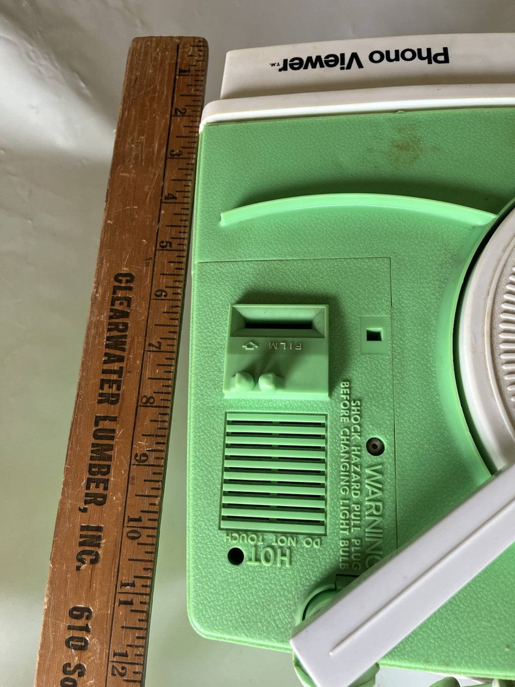 Vintage Child Guidance Show ‘N Tell Green Phono-viewer. Working Condition, GVC