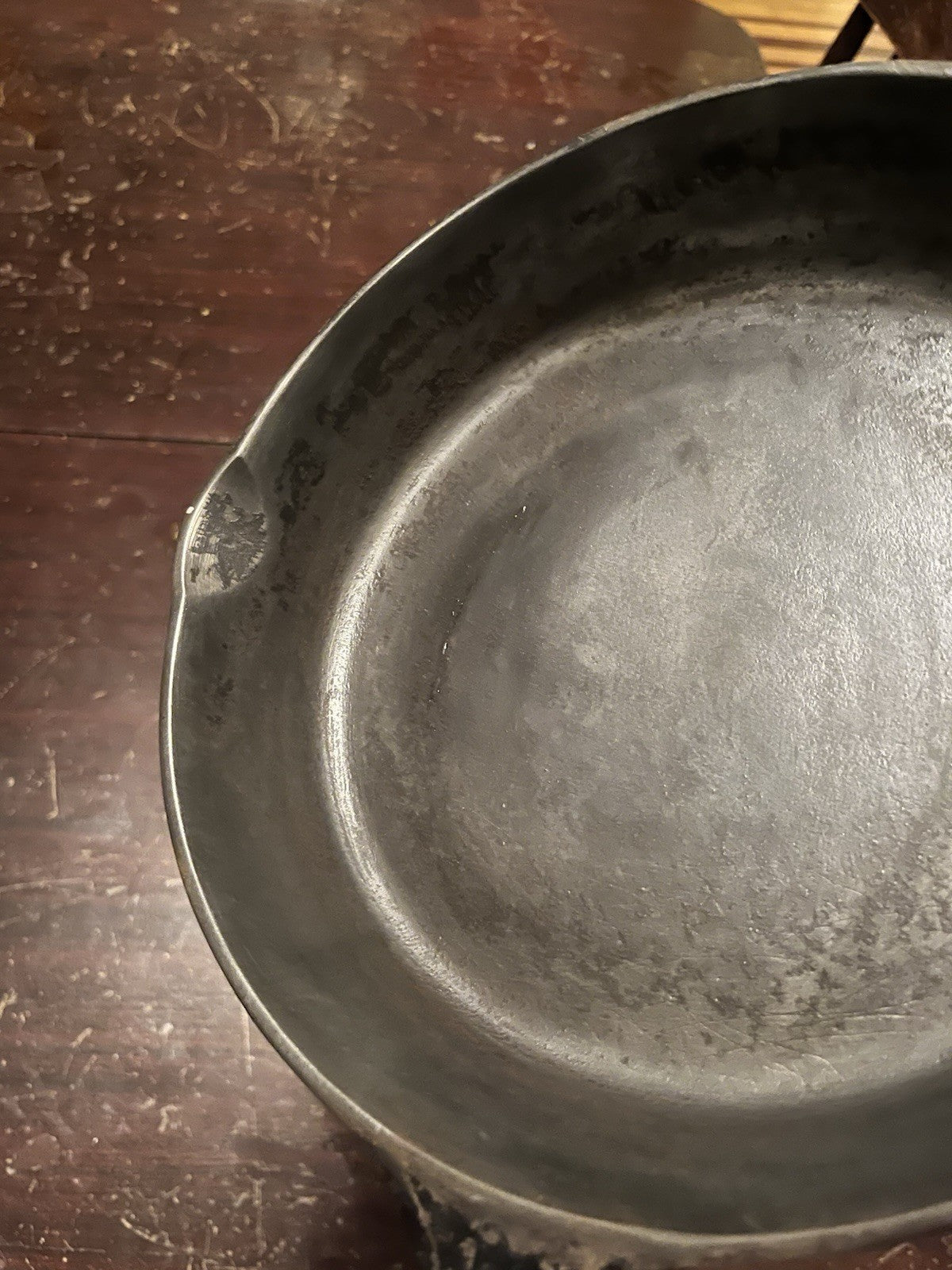 10 1/2” Vintage Skillet wit “C” Marked on Handle-Nice