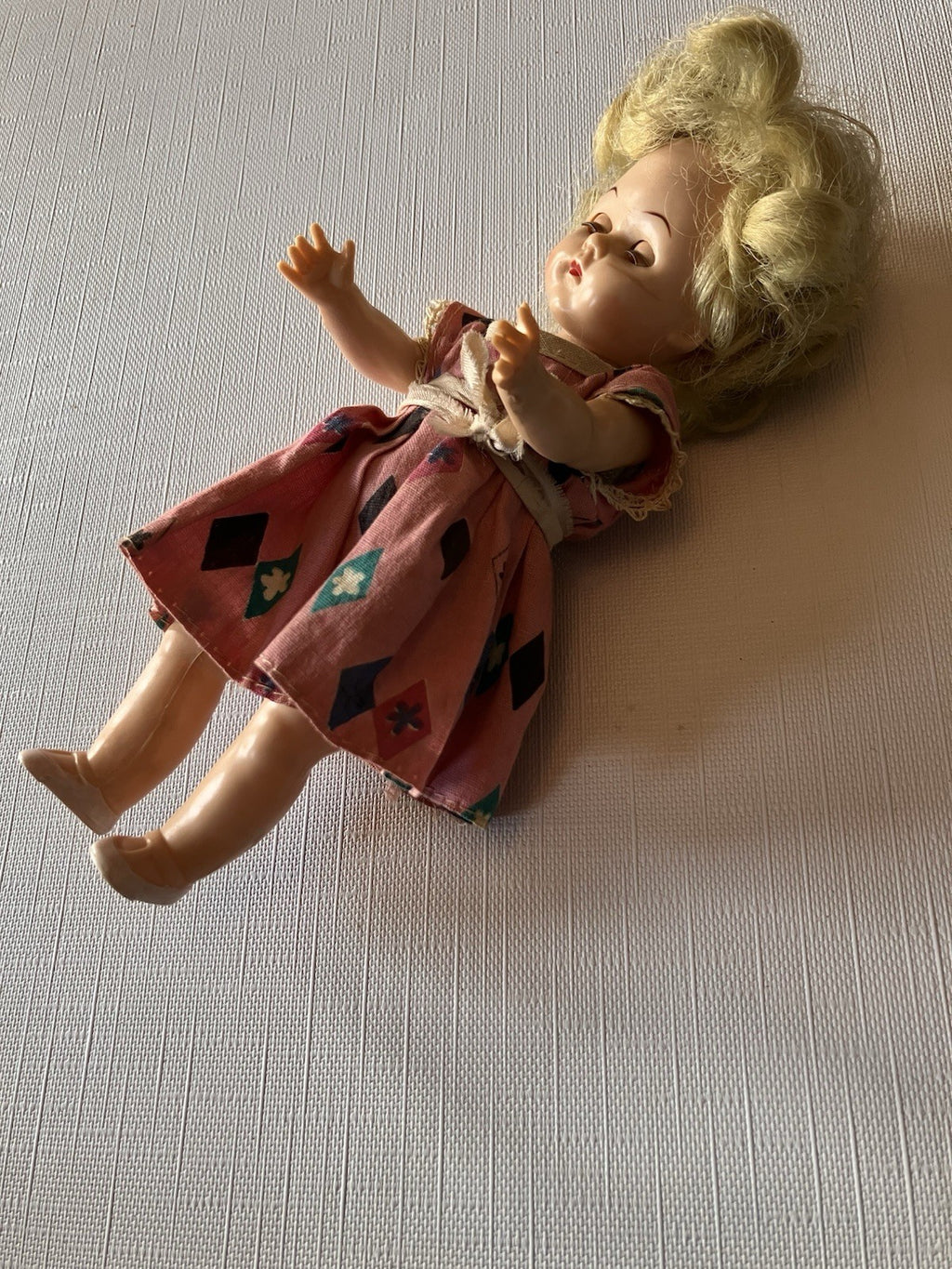 Vintage 8” Tall Winking Doll