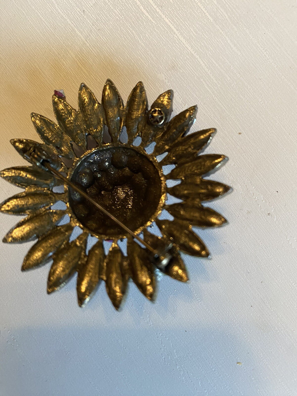 Vintage Laila Rowe Red Brooch