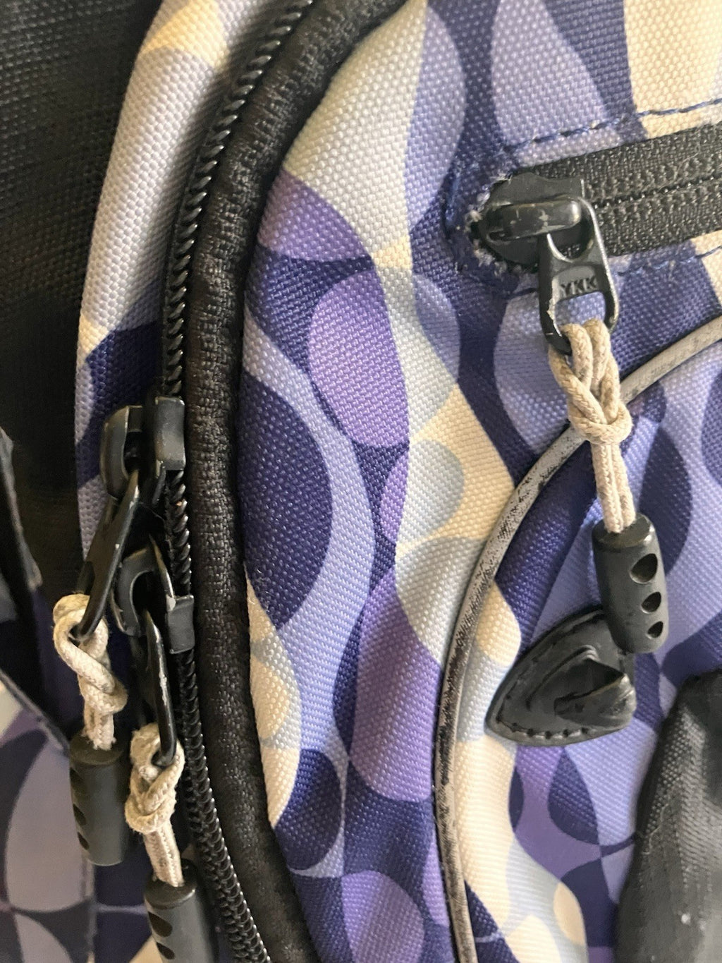 L.L.Bean Purple Two Toned And White large Backpack NOT monogrammed!
