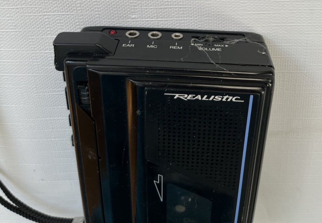 Realistic Co. Minisette-20 Voice Actuated Cassette Tape Recorder 14-1055B Tested
