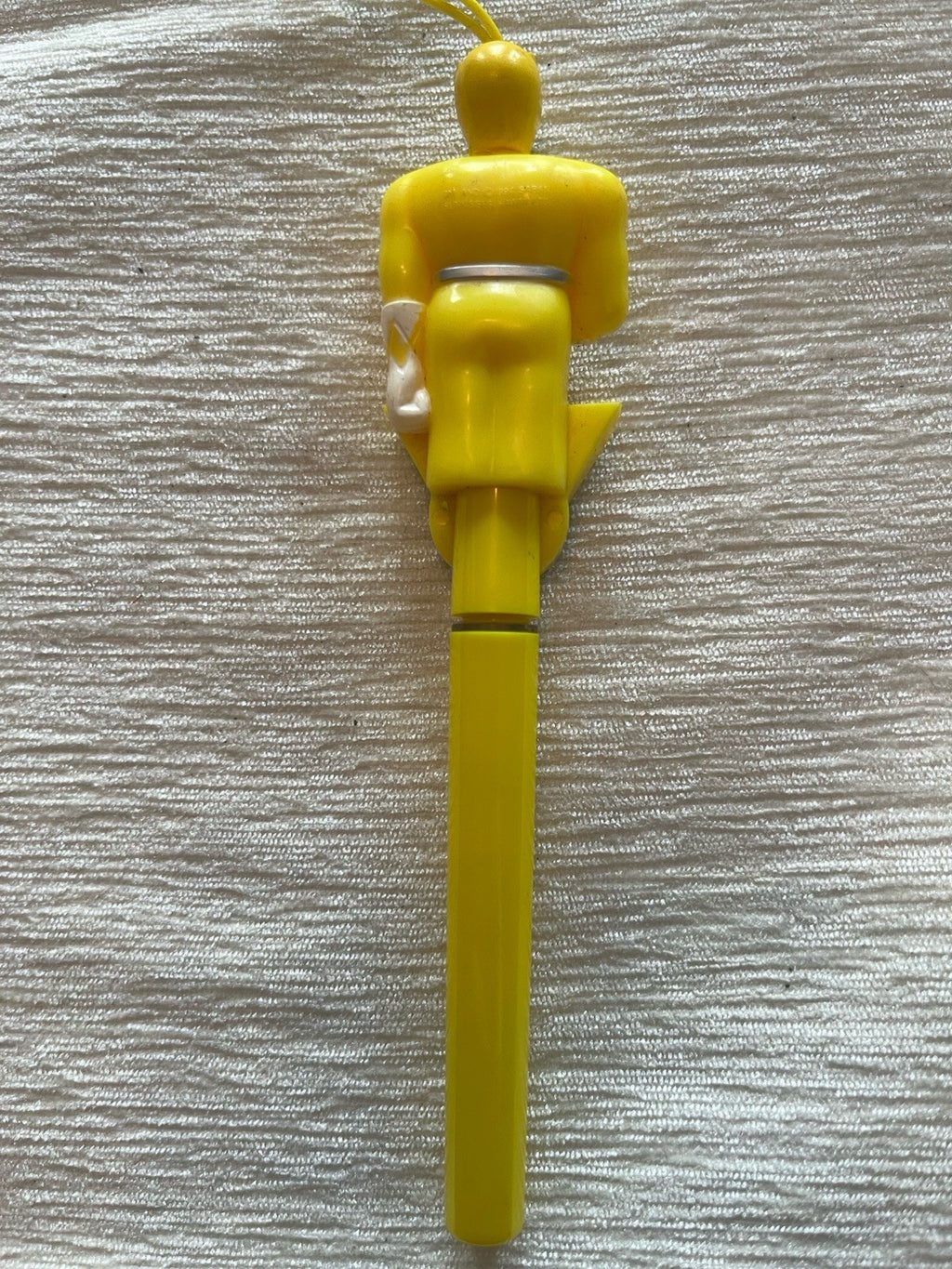 Vintage Yellow Power Rangers Pen 1990s