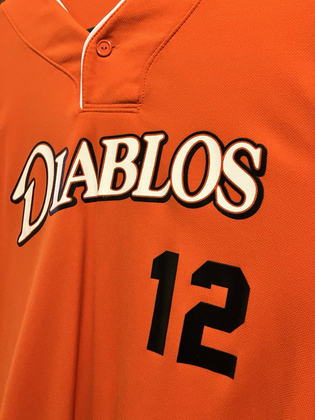 Intensity Athletics Orange Diablos Jersey “12” Size Large Adult