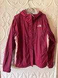 Women’s Pink Two tone  North Face Large Rain  Lightweight Jacket.