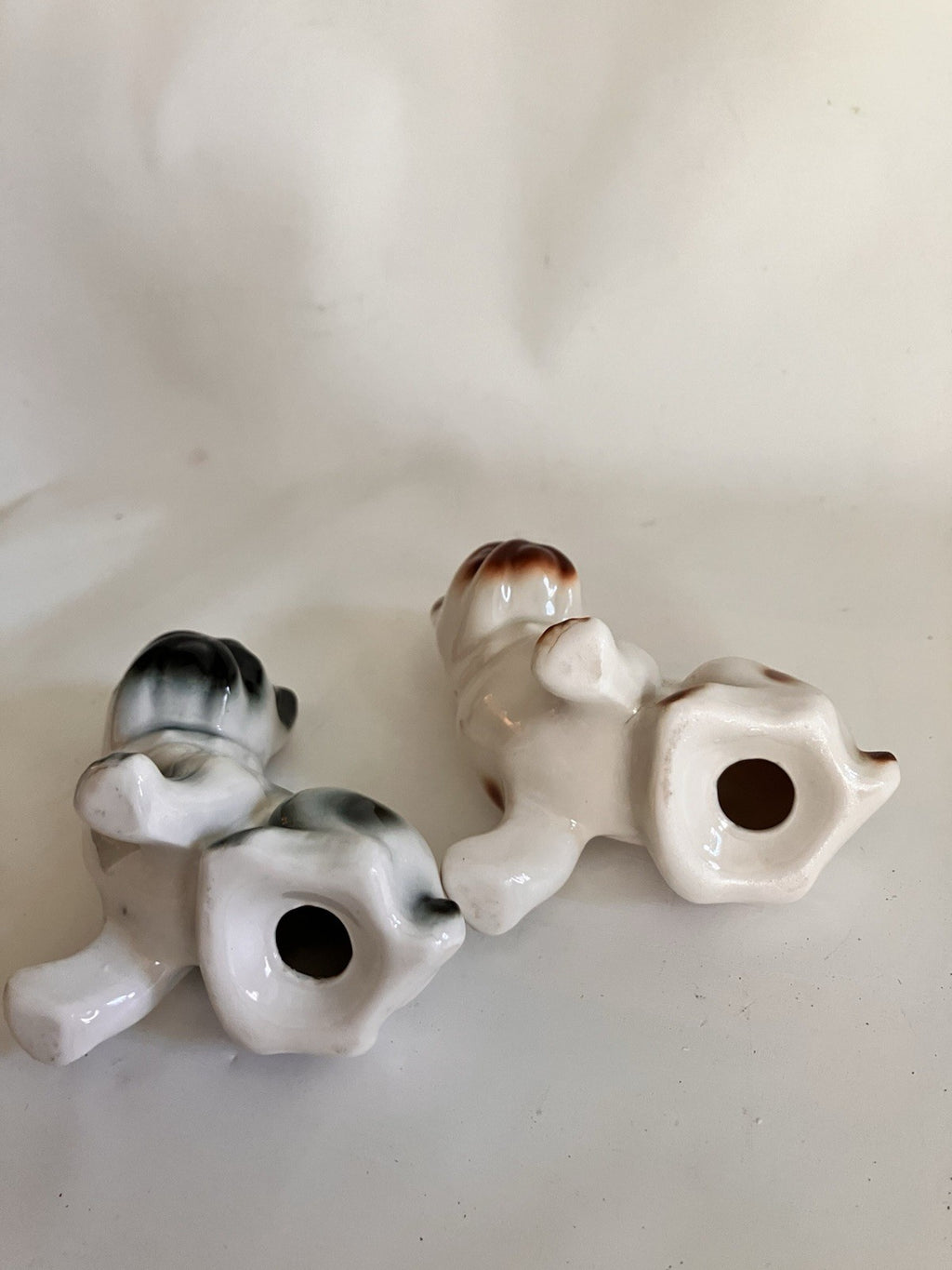 Vintage 1960s Lot Of 2 Bull Dog/Dogs Salt And Pepper Shaker Sets. EVC!