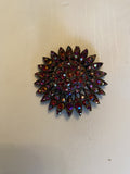Vintage Laila Rowe Red Brooch