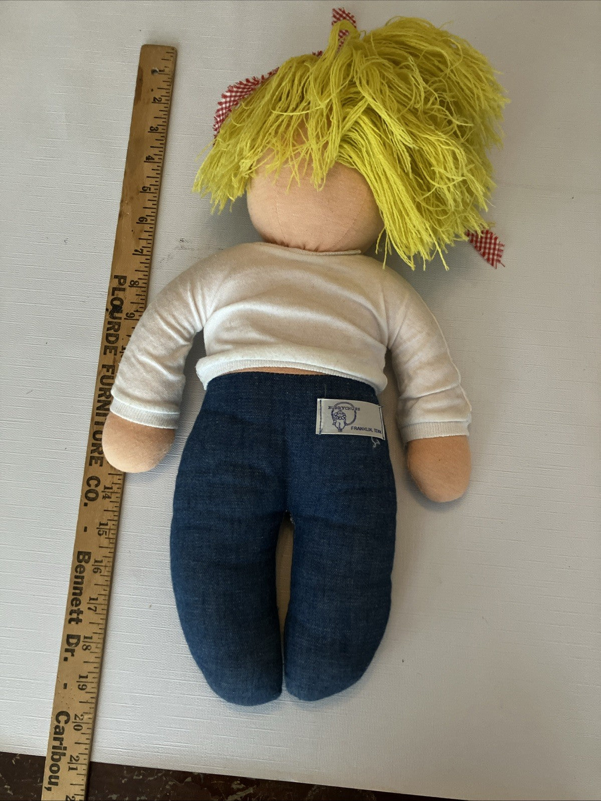 Rare Vintage Bubbychubs 16” “I Love You” Girl Doll Franklin, TN