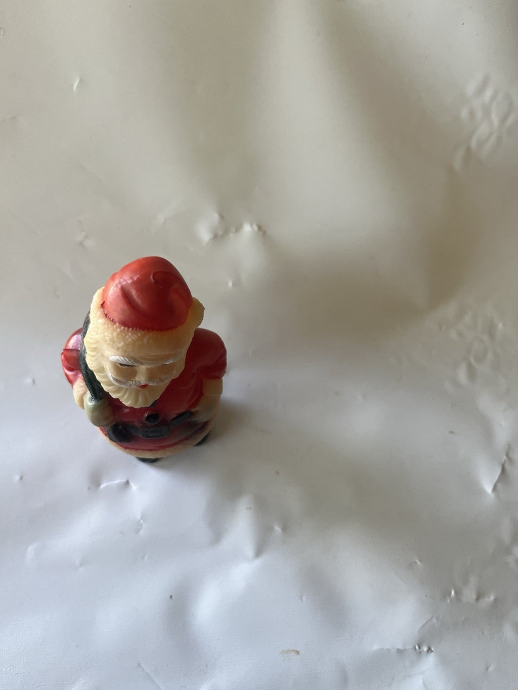 MCM 4” Tall Rubber Santa Squeaker Toy Made In Japan