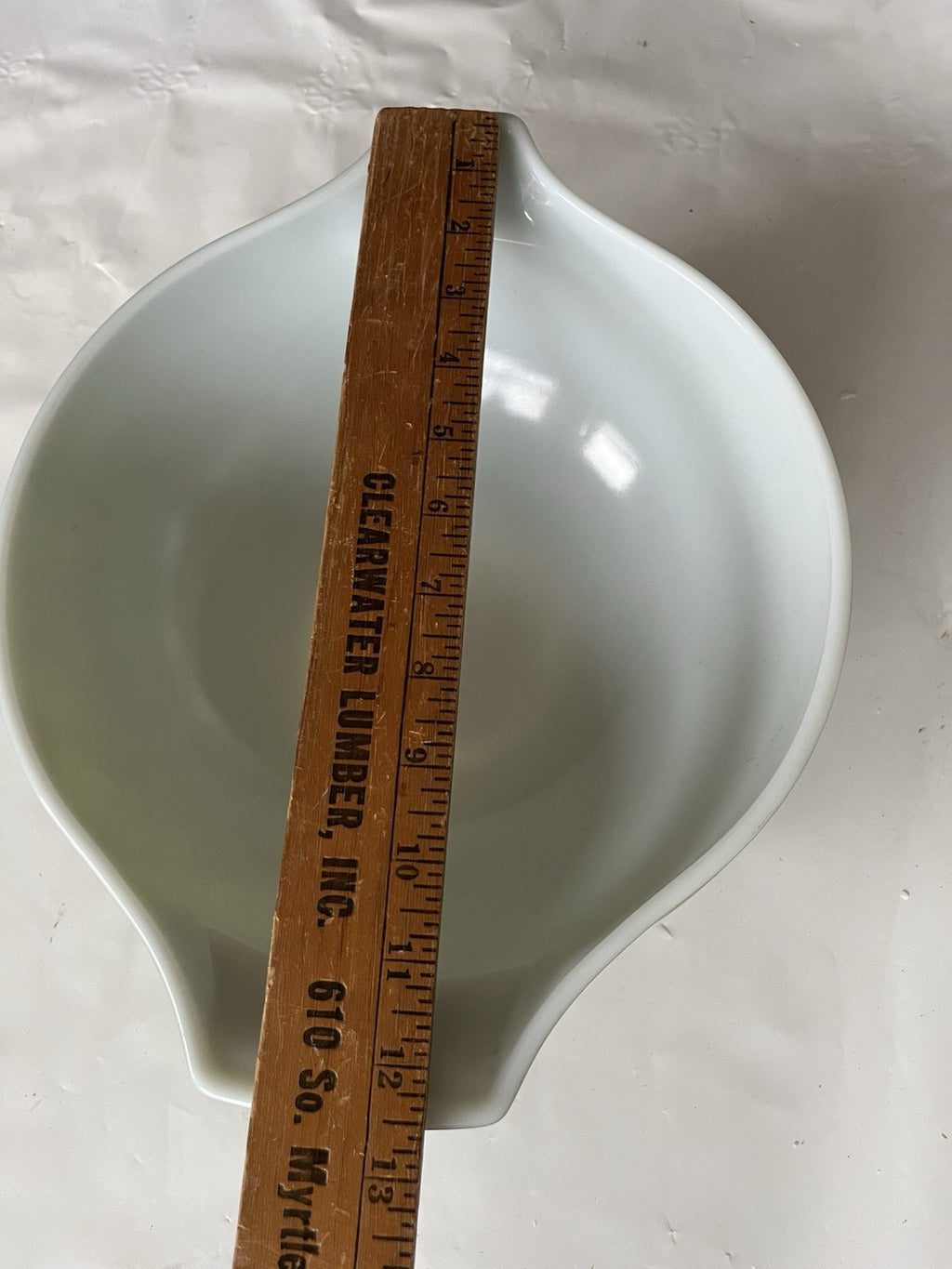 Vintage #444 Pyrex Avocado Green 4qt Cinderella Mixing Bowl