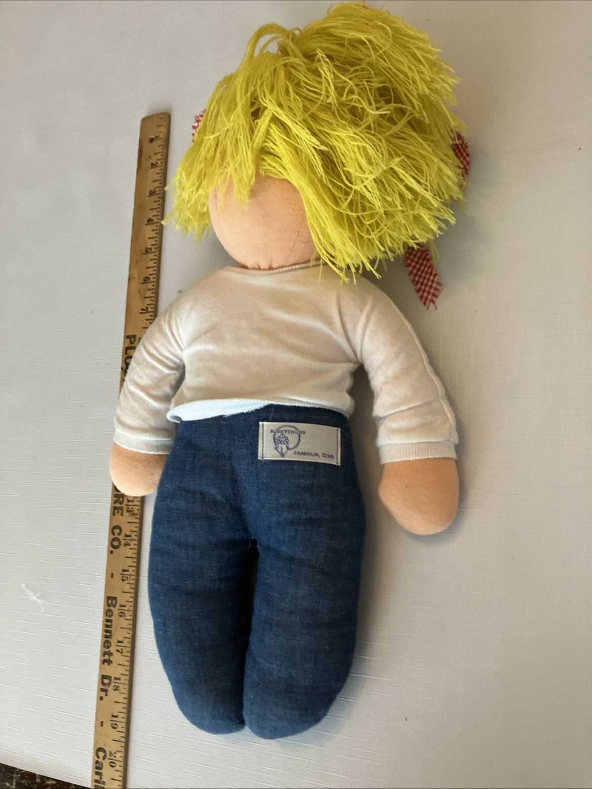 Rare Vintage Bubbychubs 16” “I Love You” Girl Doll Franklin, TN